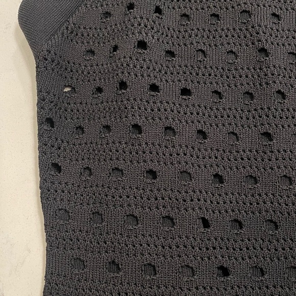 Fringe knit midi dress with slip Sm (36) - Picture 5 of 5